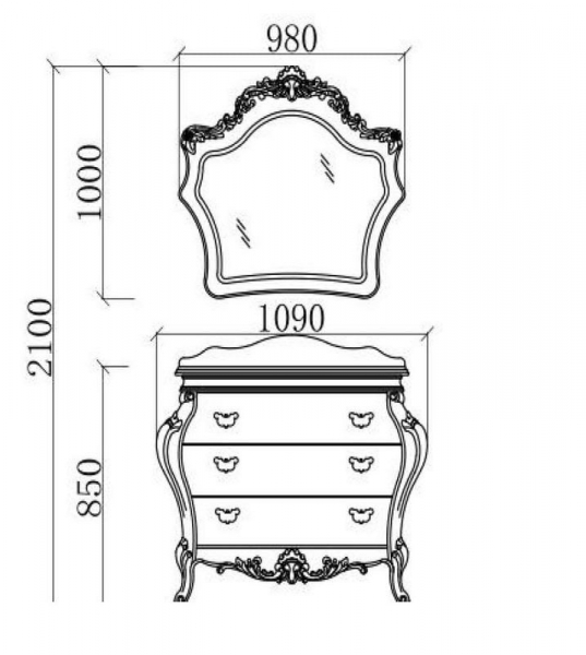Комплект мебели Orans BC-7101
