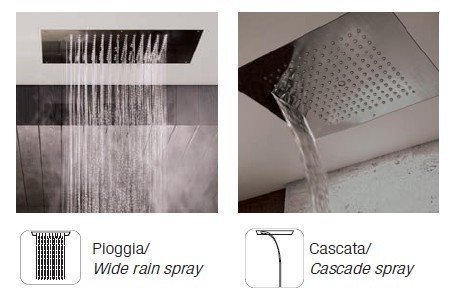 Верхний душ Bossini Dream H38925.073 черный матовый