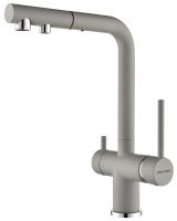 Смеситель для кухни с подключением к фильтру  Paulmark Serpentine Se213222-GRS