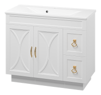 Тумба под раковину Misty Амбра 100  П-Амб0100-011-2Я