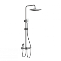 Душевая система с термостатом WONZON & WOGHAND, темный графит WW-B3310-BGG