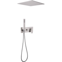 Душевой комплект ABBER Daheim AF8221SP скрытого монтажа без излива, сатин