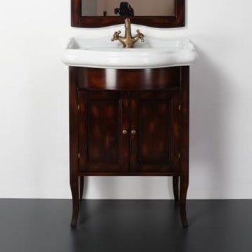 Тумба c раковиной Tiffany Rebecca Reb 65 ti moka/br+1046bi*1