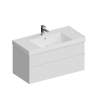 Тумба под раковину Kerama Marazzi Cubo 100 CUB.100.2\WHT.M матовая