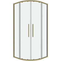 Душевой уголок (90х90) Grossman Cosmo 301.K33.02.9090.32.00