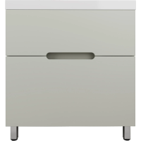 Тумба напольная без раковины 80 см Style Line Матис ЛС-00002438 оливковый матовый