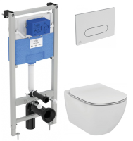 Комплект унитаз + инсталляция Ideal Standard Tesi PR386801