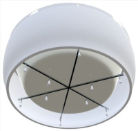 Рама с комплектующими 1Marka OMEGA New 180х180 03ом1818 Рама с комплектующими 1Marka OMEGA New 180х180 03ом1818