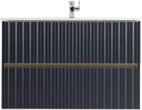 База под раковину Art&Max Еlegant AM-ELEGANT-1000-2C-SO-GM-LED Серый матовый