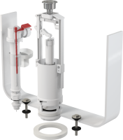 Выпускной комплект со стоп кнопкой AlcaPlast SA2000S 1/2" CHROM