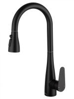 Смеситель для кухни с выдвижным изливом WONZON & WOGHAND, черный матовый WW-121E201B-MB Смеситель для кухни с выдвижным изливом WONZON & WOGHAND, черный матовый WW-121E201B-MB