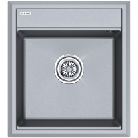 Кухонная мойка Paulmark  Stepia 45 PM114651-GRM серый металлик