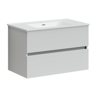 Тумба под раковину Sancos  Urban UR80W белый глянец