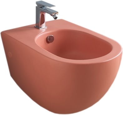 Биде подвесное Artceram File FLB001 14 00 rosso corallo