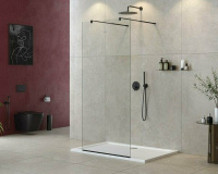 Душевая перегородка 90 см CEZARES LIBERTA LIBERTA-L-2-90-C-NERO