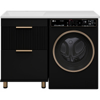 Тумба с раковиной под стиральную машину 60 Brevita Enfida УТ000016087