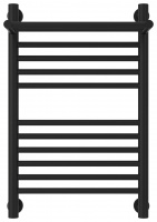 Полотенцесушитель Водяной Сунержа Богема с полкой + (60х40) Матовый Черный 31-0223-6040