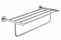 Полка для полотенец с вешалкой для полотенец Grohe Bau Cosmopolitan 40462001 Полка для полотенец с вешалкой для полотенец Grohe Bau Cosmopolitan 40462001