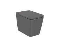 Унитаз приставной  безободковый Roca Inspira Square  , BTW, Rimless,  347537640 оникс