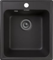 Кухонная мойка GranFest Quartz 17, 17 черный