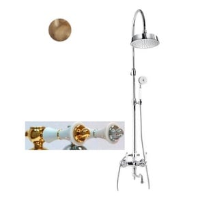 Душевой гарнитур Cezares Margot MARGOT-CVDF-02-Bi/A