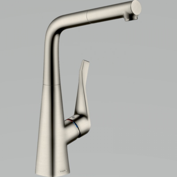 Смеситель для кухонной мойки hansgrohe Metris M71 73812800