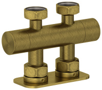 Вентиль 2х3/4" прямой скрытый-скрытый EU50 Состаренная бронза 05-1419-3434