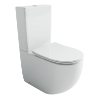 Напольный пристенный унитаз Ceramica Nova Metropol Tornado CN4001T