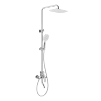 Душевая система с изливом Arrow AG3311CP хром