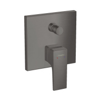 Смеситель для ванны встраиваемый Hansgrohe Metropol 32546340 шлифованный черный хром