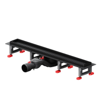 Душевой лоток с решеткой под плитку 60 см Am.Pm MasterFlow W01SC-U11-060-04BM черный матовый