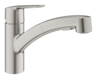 Смеситель для кухни с выдвижным изливом Grohe Start 30531 DC1 (30531DC1) суперсталь