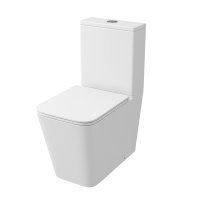 Унитаз напольный безободковый Grossman  GR-4418MSQ с сиденьем микролифт