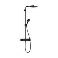 Душевая система Hansgrohe Pulsify Showerpipe 260 1jet EcoSmart 24221670 черный матовый