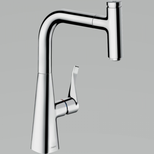 Смеситель для кухонной мойки hansgrohe Metris Select M71 73802000