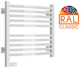 Полотенцесушитель Электрический Cунержа Аркус 2.0 Левый (500x500)Палитра RAL Classic RAL-5604-5050