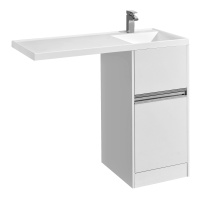 Тумба с раковиной Aquaton Лондри 40 1A2360K1LH010