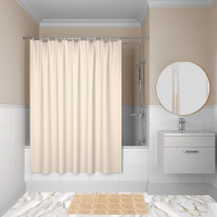 Штора для ванной комнаты IDDIS Basic B68P218i11, розовый