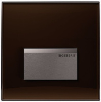 Смывная клавиша Geberit типа 50, для системы пневматического управления смывом писсуара, песчаный глянец  242.764.JL.1