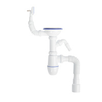 Cифон IDDIS для мойки с выпуском 3 1/2 с переливом и и отводом Kitchen Line (S11UPS0i84) Cифон IDDIS для мойки с выпуском 3 1/2 с переливом и и отводом Kitchen Line (S11UPS0i84)