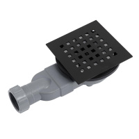 Сифон для поддонов BelBagno UNO TRAY-AS-UNO-NO черный матовый