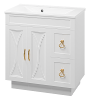 Тумба под раковину Misty Амбра 80  П-Амб0080-011-2Я