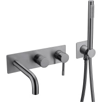 Смеситель для ванны Boheme Uno 464-3-SGM