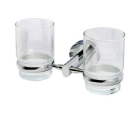 Стакан для зубных щеток двойной  WasserKRAFT Rhein K-6228D