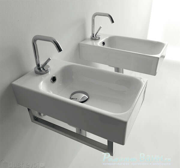 Раковина подвесная Kerasan Cento 353701R*1 правая