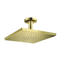 Верхний душ с кронштейном Hansgrohe Raindance E 300 1jet 26250990 полированное золото
