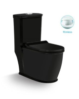 Унитаз напольный безободковый SantiLine SL-5019MB