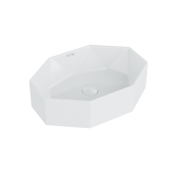 Раковина мебельная Runo Cristallo (многоугольная) (00-00002560)