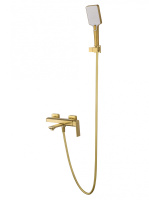 Смеситель для ванны с душем WONZON & WOGHAND DIAMOND, брашированное золото WW-88639011- BG Смеситель для ванны с душем WONZON & WOGHAND DIAMOND, брашированное золото WW-88639011- BG