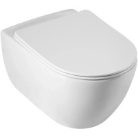 Унитаз подвесной безободковый с функцией бидк CEZARES Comfort CZR-191-TH/BS